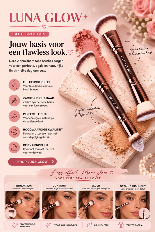 LUNA GLOW Make-up Brush Set