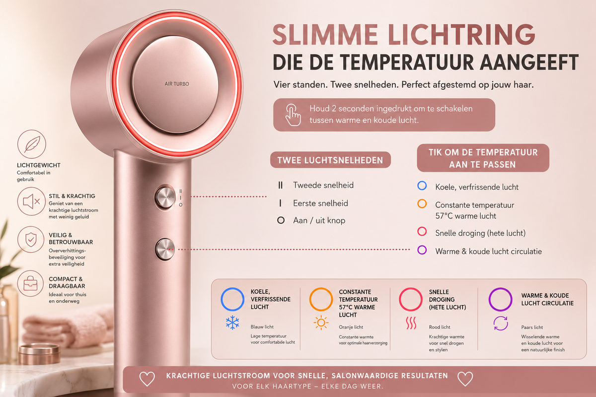 Luvora™ AirSilk Pro – High-Speed Haardroger
