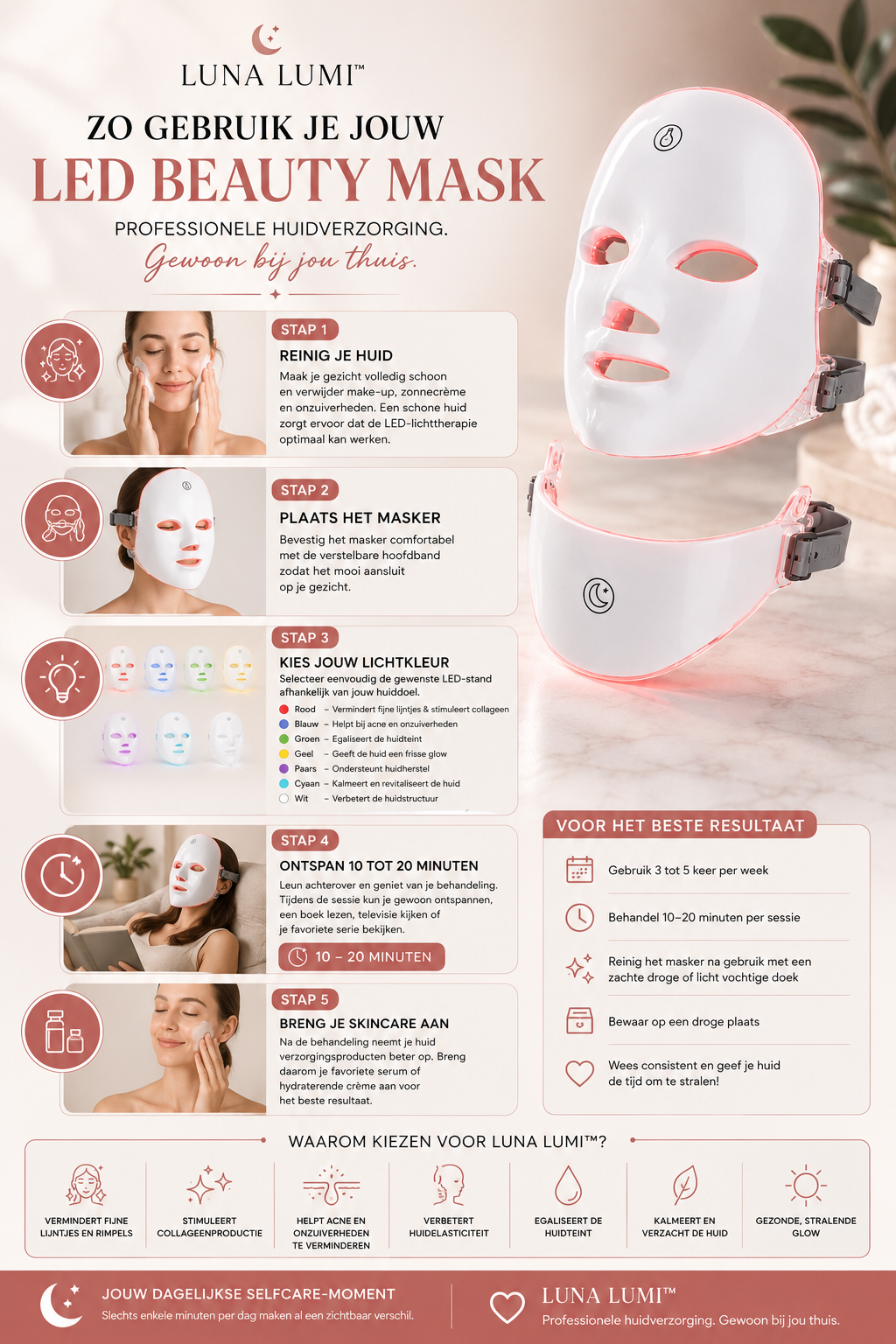 LUNA LUMI™ LED Beauty Mask