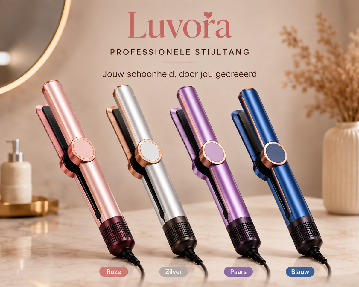 Luvora™ Professionele Stijltang – Glad & Glanzend Haar