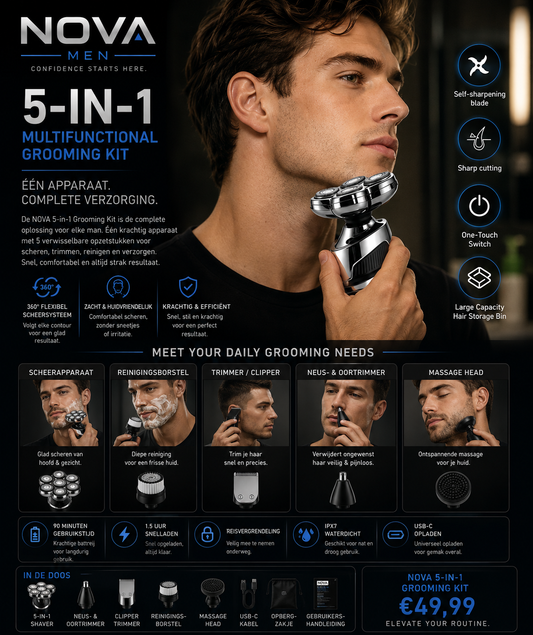 NOVA 7D Head Shaver