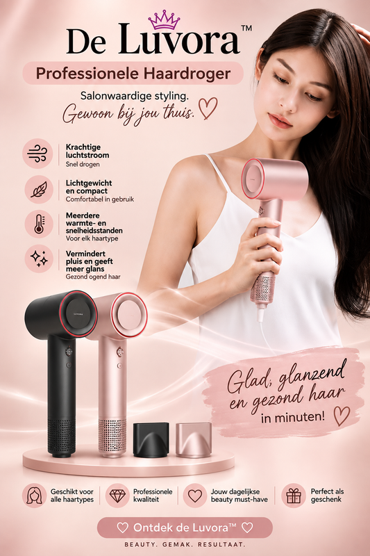 Luvora™ AirSilk Pro – High-Speed Haardroger