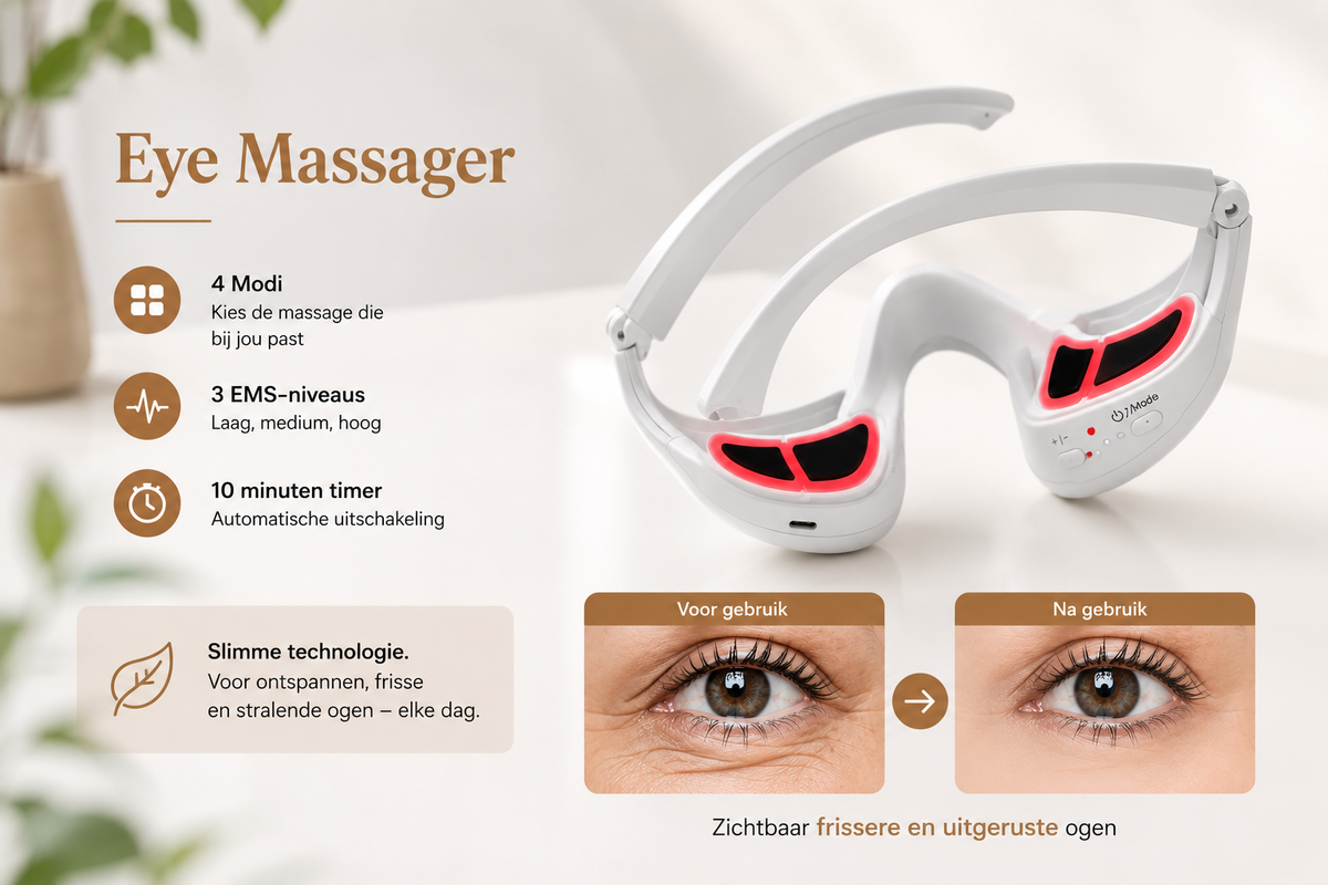 LUNA EYE™ Oogmassager – Ontspanning voor Vermoeide Ogen