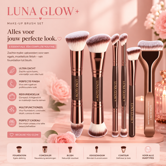 LUNA GLOW Make-up Brush Set